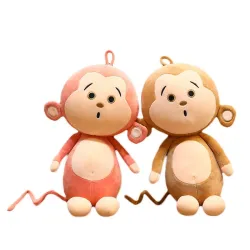 Schattige aap - knuffel - kussenKnuffels