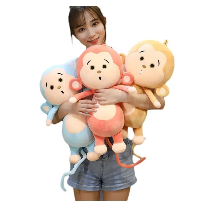 Schattige aap - knuffel - kussenKnuffels
