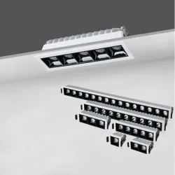 LED plafondlamp - inbouwstrip - CREE - COB - binnen - dimbaar - 2W - 30WPlafondverlichting