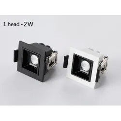 LED plafondlamp - inbouwstrip - CREE - COB - binnen - dimbaar - 2W - 30WPlafondverlichting