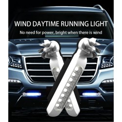Car light - LED strip - DRL - RGB - wind energy - 2 piecesLED strips