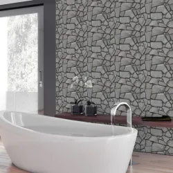 3D wall / floor sticker - self adhesive tile - waterproof - removable - 10 piecesWall stickers