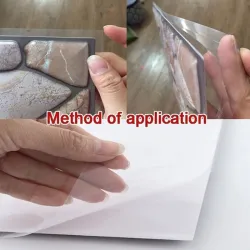 3D wall / floor sticker - self adhesive tile - waterproof - removable - 10 piecesWall stickers