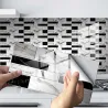 3D muursticker - zelfklevende tegels - steensimulatie - waterdicht - 20 * 10cm - 12 / 24 stuksMuurstickers