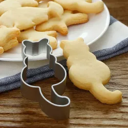 Koekjes uitsteker - aluminium vorm - kat / vos / hartvormigBakvormen