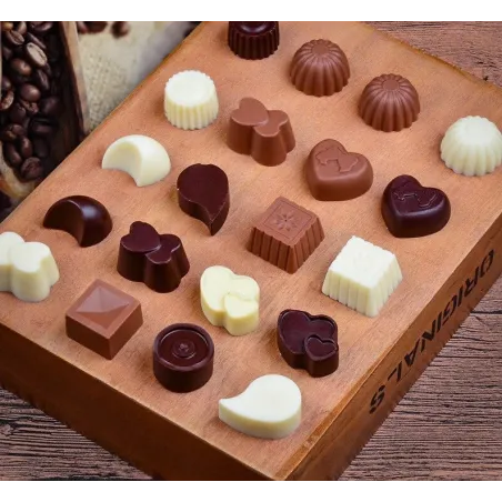 Siliconen mal - voor chocolade / gelei - non-stickBakvormen