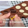 Siliconen mal - voor chocolade / gelei - non-stickBakvormen