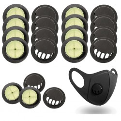 10 stuks - Gezichts- / mondmasker luchtklepfilters - vervangend filterMondmaskers