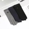Elegant warm gloves - touchscreen function - with a decorative buttonGloves