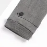 Elegant warm gloves - touchscreen function - with a decorative buttonGloves
