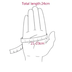 Elegant warm gloves - touchscreen function - with a decorative buttonGloves