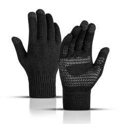 Warm winter gloves - touch screen function - non-slip