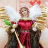 Lachende engel - staande pop - KerstdecoratieKerstmis