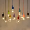 E27 - plafondlamphouder - fitting - siliconen touw - 90cmVerlichtingsarmaturen