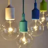 E27 - plafondlamphouder - fitting - siliconen touw - 90cmVerlichtingsarmaturen