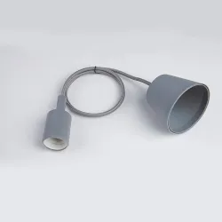 E27 - plafondlamphouder - fitting - siliconen touw - 90cmVerlichtingsarmaturen