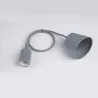 E27 - plafondlamphouder - fitting - siliconen touw - 90cmVerlichtingsarmaturen