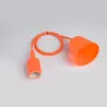 E27 - plafondlamphouder - fitting - siliconen touw - 90cmVerlichtingsarmaturen
