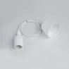 E27 - ceiling lamp holder - socket - silicone rope - 90cmLighting fittings