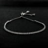 Elegant bracelet - with cubic zirconia - adjustableBracelets