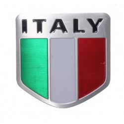 Italian flag - Italy emblem - metal car stickerStickers