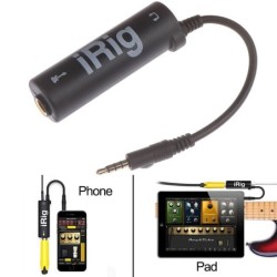 Gitaar audio-interface - I-Rig converter - tunerGitaar