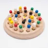 Memory matchstick - schaakbord - educatief speelgoed - houtenHouten