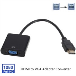 HD 1080P HDMI naar VGA - adapter - digitaal naar analoog converter - kabelKabels