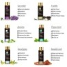 Essential oils - for diffusers / bath / massages - rose / eucalyptus / jasmine / sandalwood / lavender - 10mlMassage