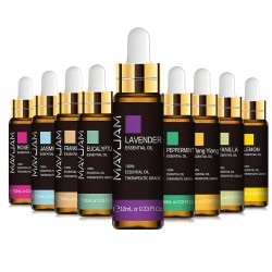 Ätherische Öle - für Diffusoren / Bad / Massagen - Rose / Eukalyptus / Jasmin / Sandelholz / Lavendel - 10ml
