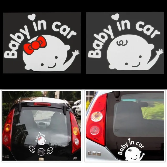 Baby In Car - autostickerStickers