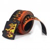 Nylon belt with flame design - unisexBelts