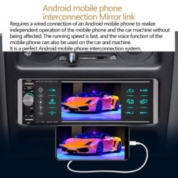 4 Inch - 1 Din - autoradio - Bluetooth - 1080P - HD - SD - FM - Android MP5 - 2 USB - MirrorlinkRadio