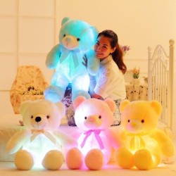 Gloeiende pluche teddybeer - met LED-verlichting - speelgoedKnuffels