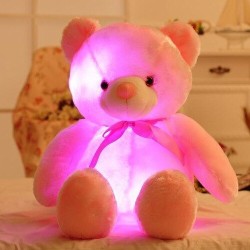 Gloeiende pluche teddybeer - met LED-verlichting - speelgoedKnuffels