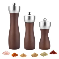 Houten peper-/zoutmolen - instelbare grofheidKeukenmolens