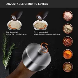 Wooden pepper / salt grinder - adjustable coarsenessMills - Grinders