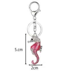 Crystal seahorse - keychainKeyrings