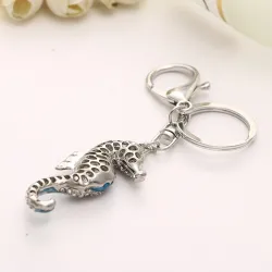 Crystal seahorse - keychainKeyrings
