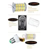 E26 - E27 - E14 - E12 - B22 - GU10 - G9 - 12V-24V - 5730 SMD - LED-lampE14
