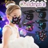 Beschermende gezichts-/mondmaskers - wegwerp - 3-laags - voor kinderen - vlinders bedrukt - 10 stuks