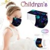 Beschermende gezichts-/mondmaskers - wegwerp - 3-laags - voor kinderen - kleurrijke sterren - 50 stuksMondmaskers