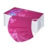 Gesichts-/Mundschutzmasken - Einweg - 3-lagig - für Kinder - rosa mit Schmetterlingsdruck - 50 Stück
