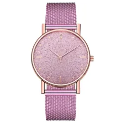 Luxe dames quartz horloge - edelstalen band - wijzerplaat met strassHorloges