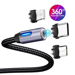 Magnetische oplaadkabel - USB - Micro USB - type-C - snelladen - voor iPhoneKabels