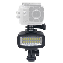 LED-Licht für GoPro Action-Kamera - 40m wasserdicht - zum Tauchen & Unterwasser