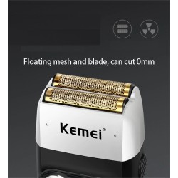 Kemei KM-2026 - Elektrorasierer / Bartschneider - LCD - 3 Geschwindigkeiten - 0.0mm