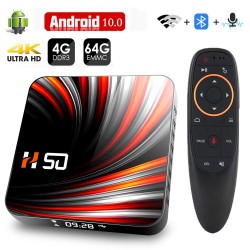 Android 10 - 4 GB - 32 GB - 64 GB - 4K - 3D-Video - WLAN - Bluetooth - Smart-TV-Box