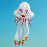 Large jellyfish - 3D octopus - kite - 5 mKites