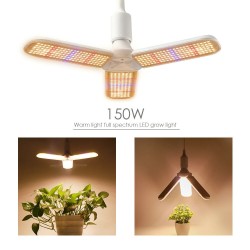 LED Pflanzenlampe - Fito-Lampe - Vollspektrum - Röhre - faltbar - 4 Stück